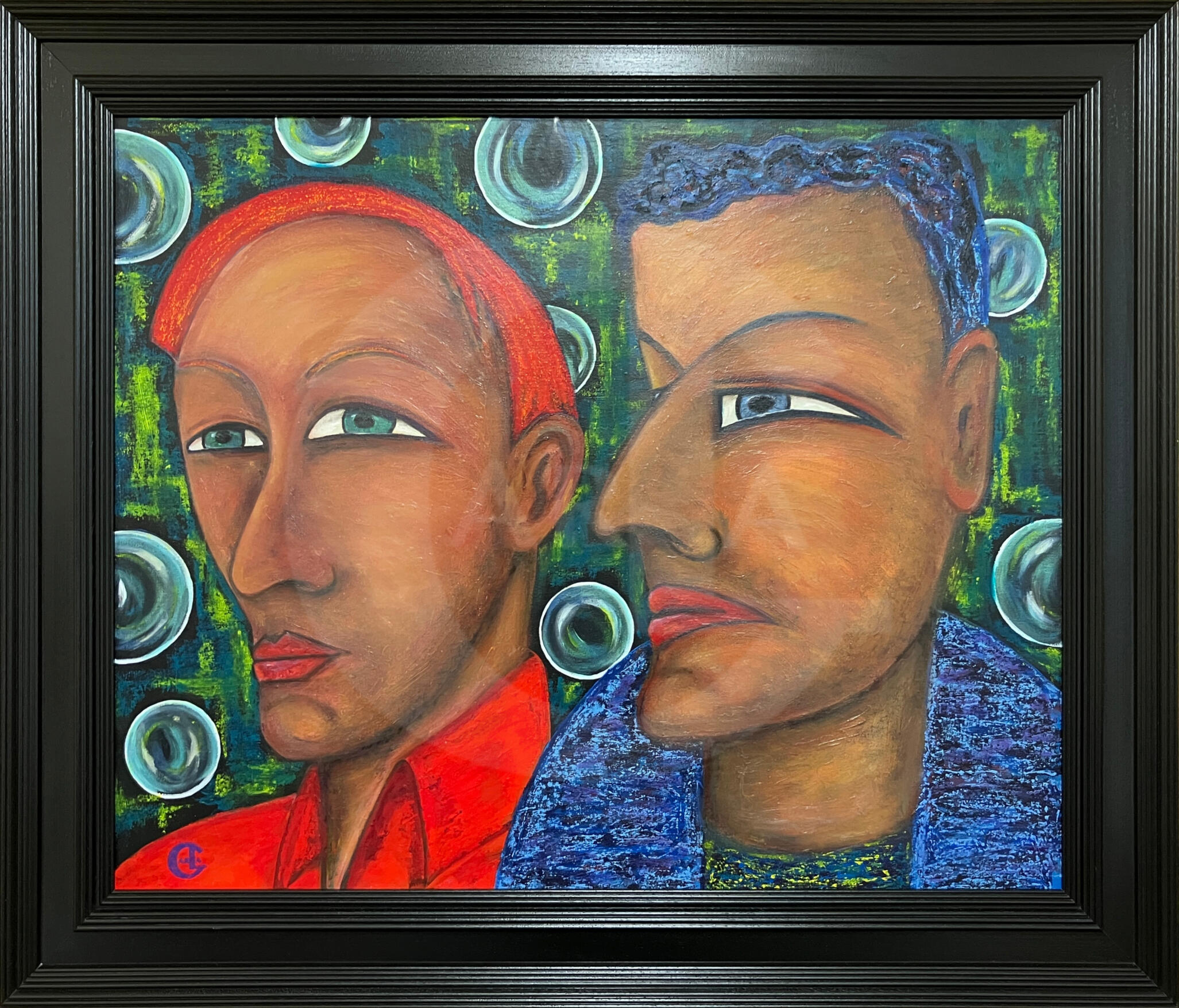 Travis And Troy - Frame Size 79 x 94cm, Picture Size 61 x 76cm