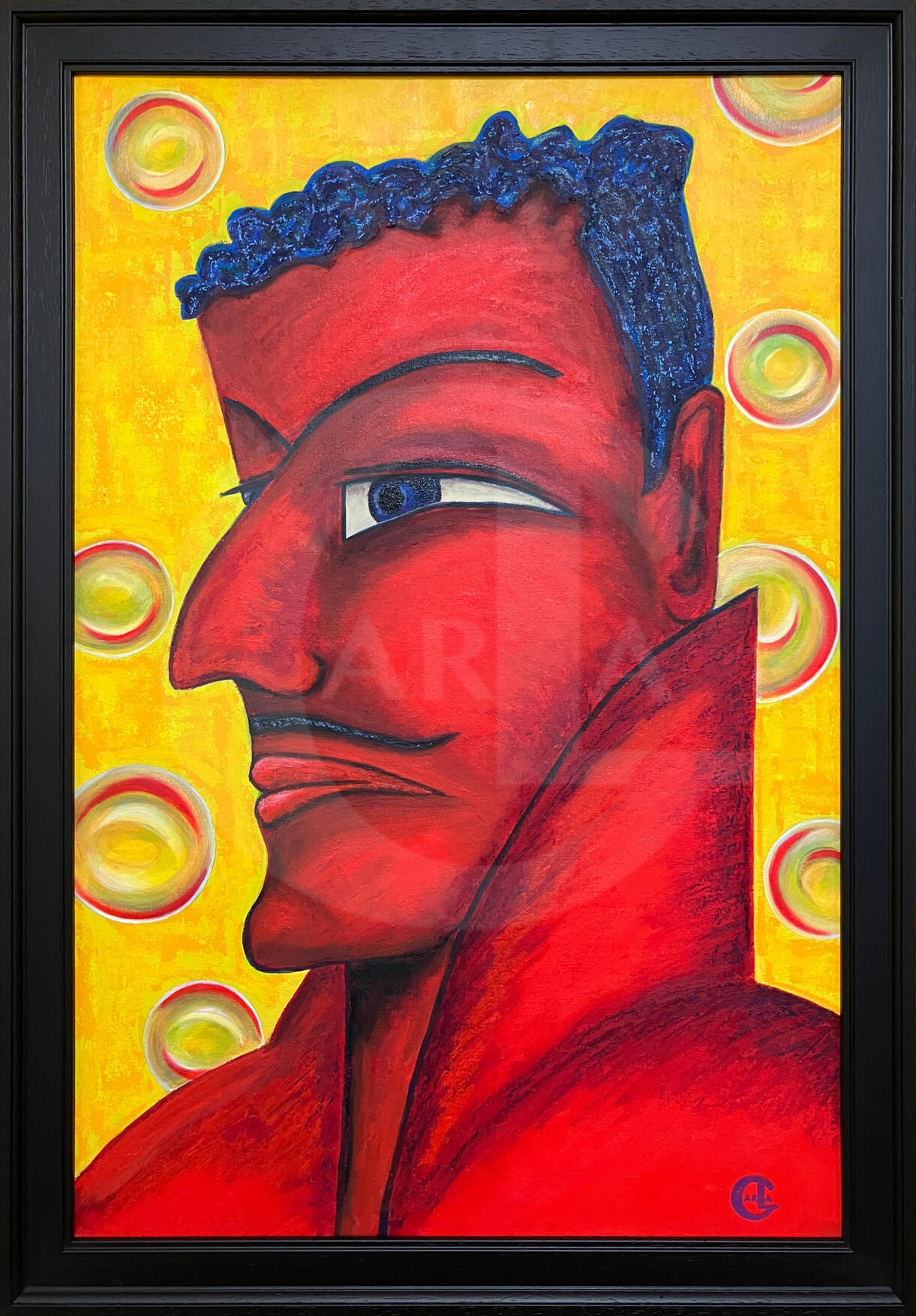 Damien - Frame Size 68 x 84cm, Picture Size 59 x 76cm